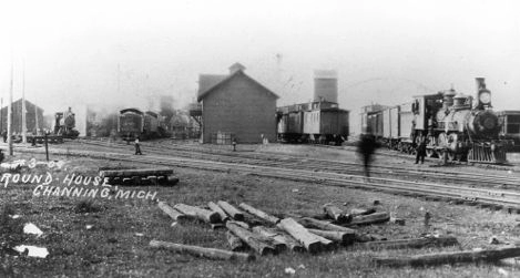 MILW Engine House at Channing, MI